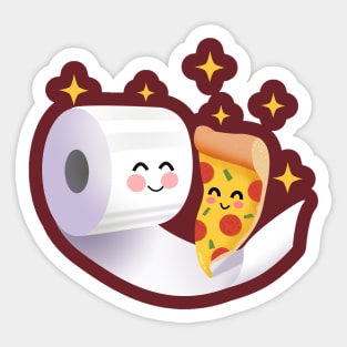 Pizza roll Sticker